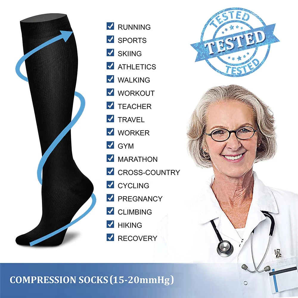 1 Çift Kadın ve Erkek Kompresy - Compression Sock Medical incelemesi ve fiyatı