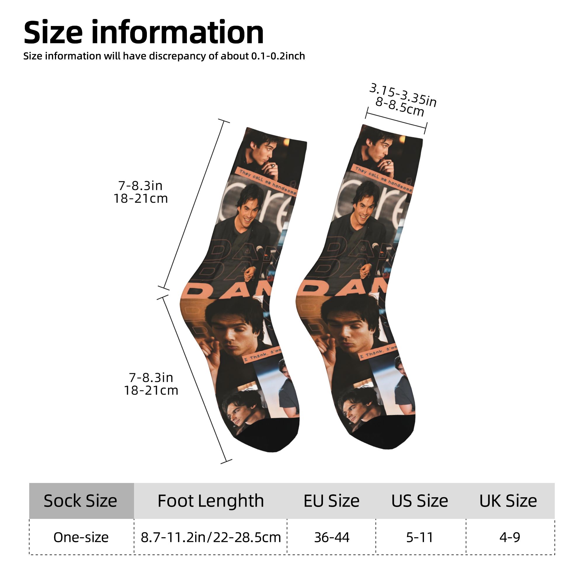 Özel The Vampire Diaries Elbis - Dress Sock Men incelemesi ve fiyatı