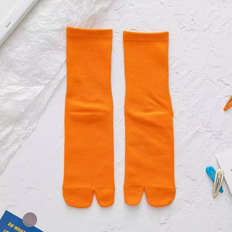 Şeker Rengi, Diz Altı Tabi Çor - Toe Sock Split incelemesi ve fiyatı